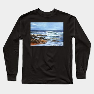 The Beach at Bude Long Sleeve T-Shirt